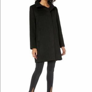NWT COLE HAAN WOOL BLEND WALKING COAT